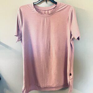 Skechers Womens Light Purple Short Sleeve Tee Size Large